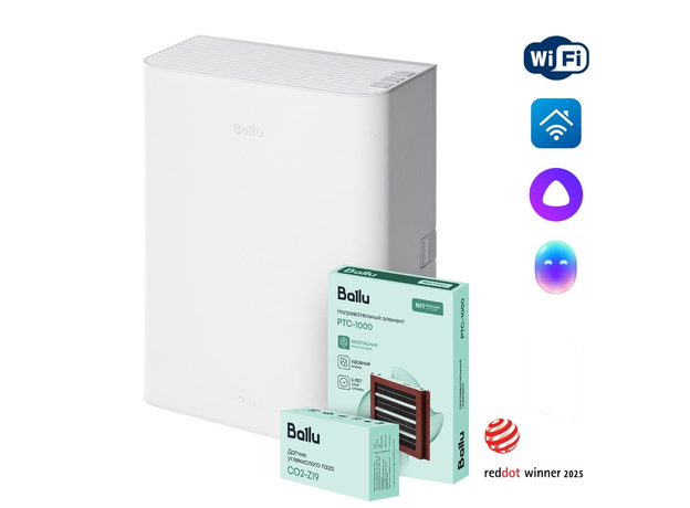 Приточный очиститель воздуха Ballu ONEAIR ASP-100WM белый в Краснодаре