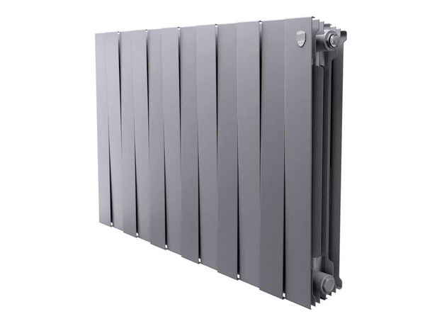 Радиатор биметаллический Royal Thermo PianoForte 500 Silver Satin - 12 секц.