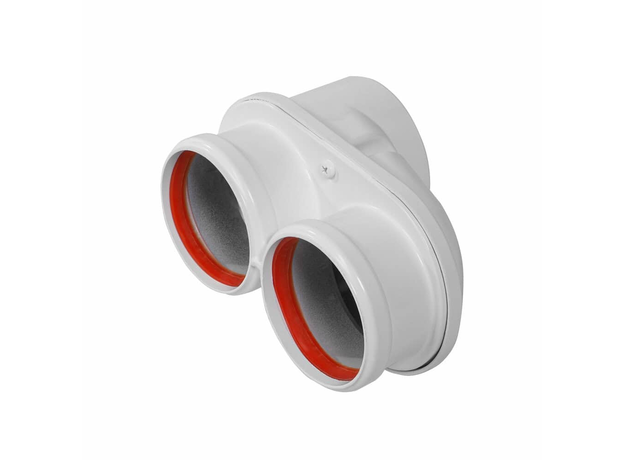 Адаптер моноблочный Royal Thermo Ø60/100  для перехода на Ø(80+80)